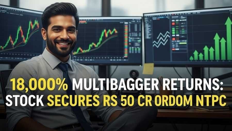Multibagger Stock Got 50Cr Order From NTPC
