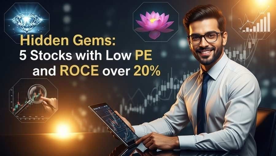 5 Hidden Stock With Low PE And ROCE 20 Percente