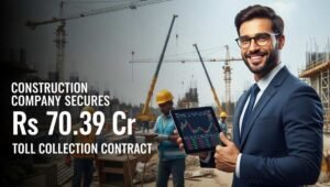 Construction Stock Got 70Cr Toll Collection Contract